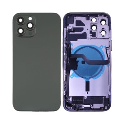 Back Cover with Frame+Flex+Vibrator Apple iPhone 12 Pro Max Black/Graphite